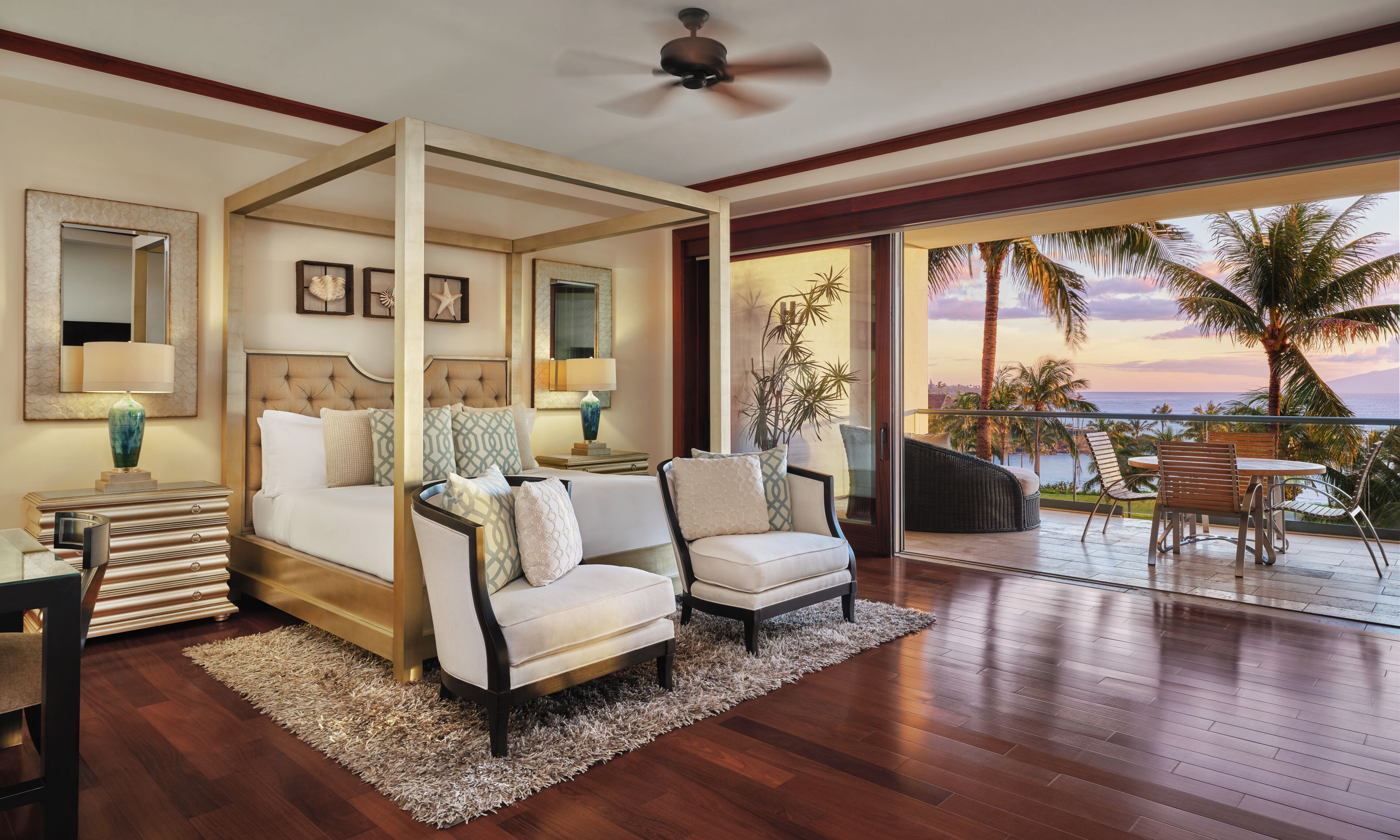 Ohia Lehua 4-Bedroom, Residence, Ocean View | Premium bedding, in-room safe, desk, laptop workspace
