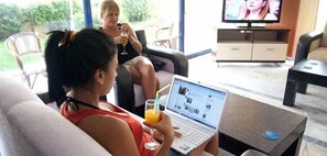 Lobby sitting area