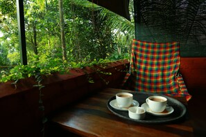 Luxury Tent | View from room - Grassroots Wayanad, Valley-view Tents (Vythiri)