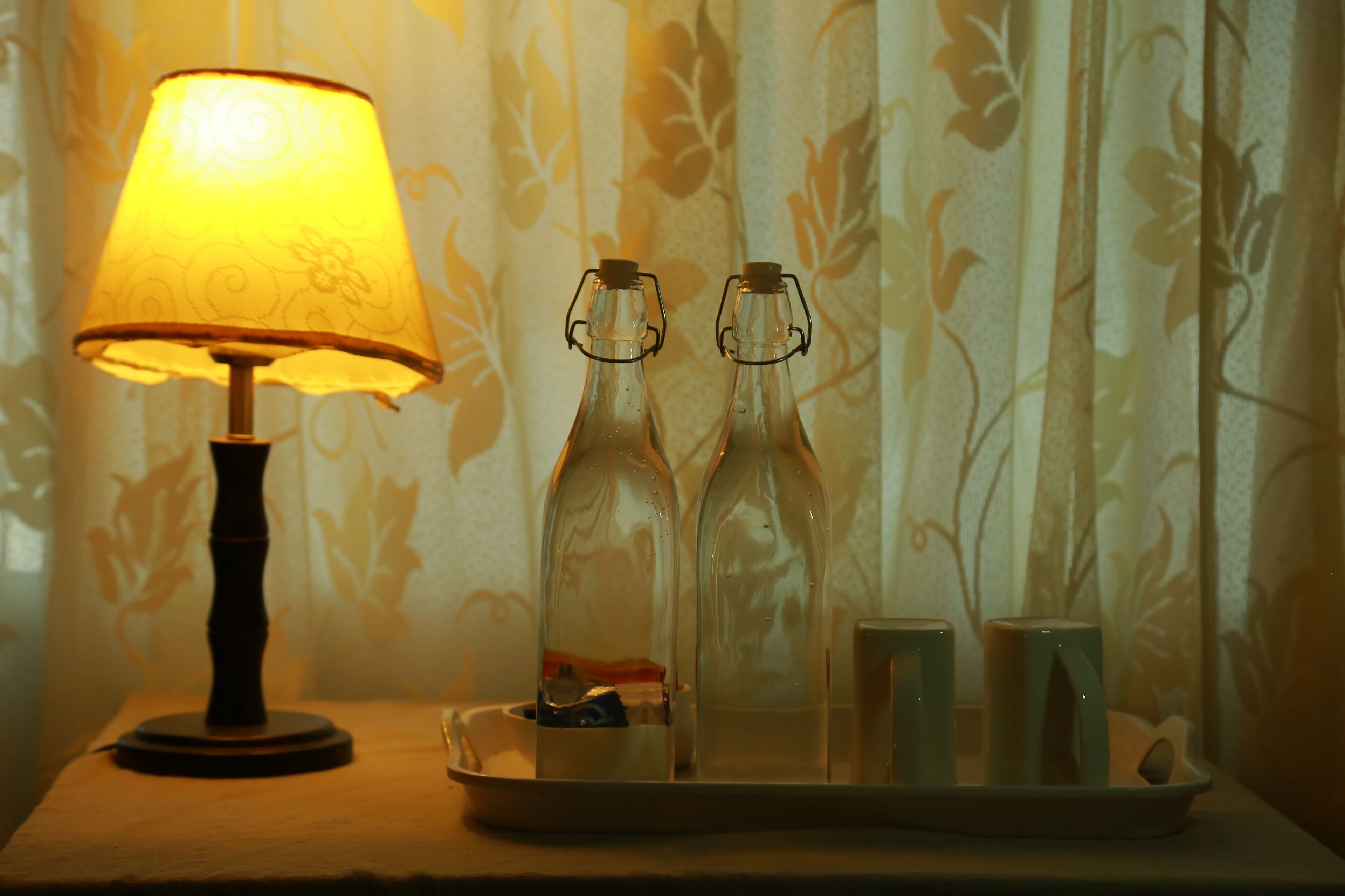 luxury tent | 1 bedroom, premium bedding, desk, soundproofing