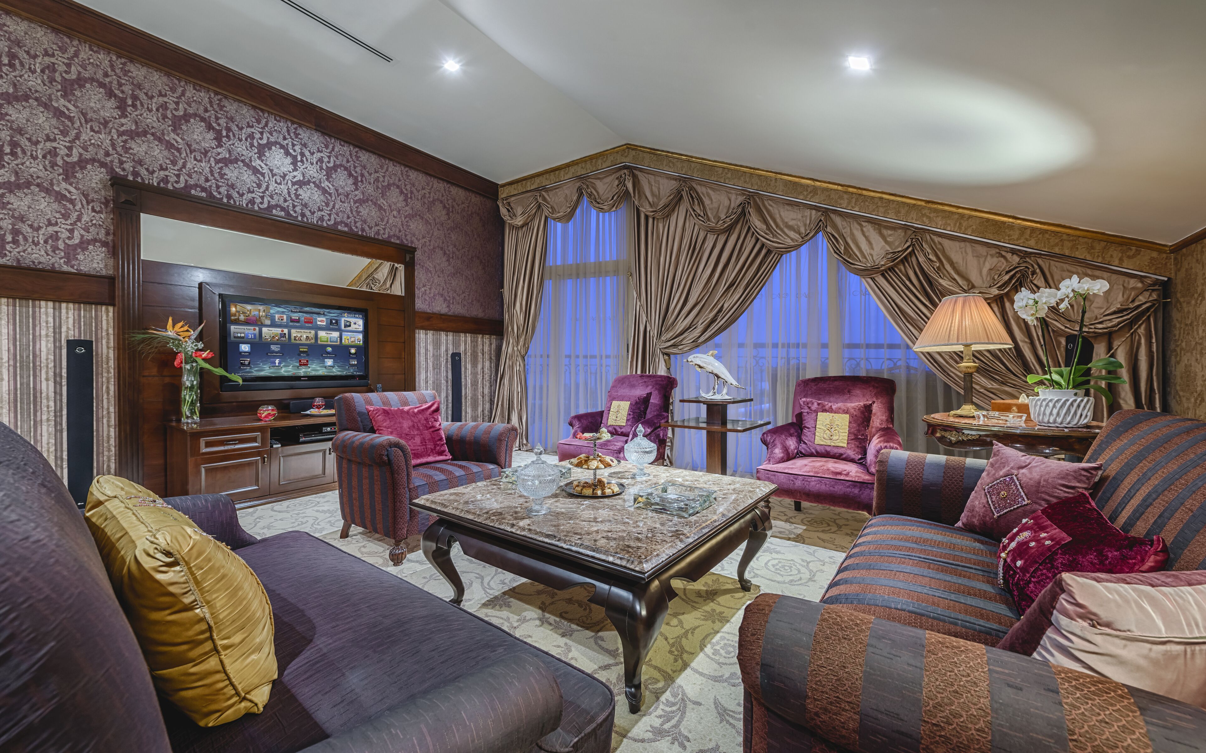 presidential suite | 1 bedroom, premium bedding, free minibar, in-room safe