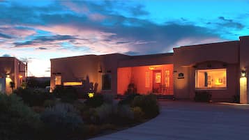 Front of property – evening/night