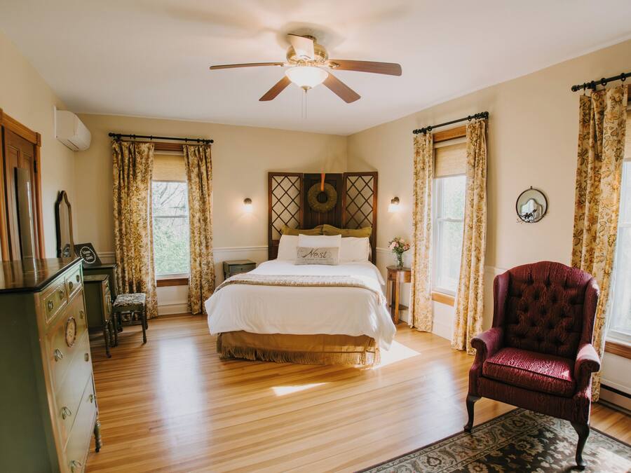 Premium bedding, pillow-top beds, individually decorated