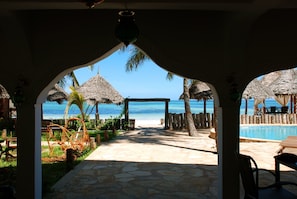 Uitzicht vanuit accommodatie