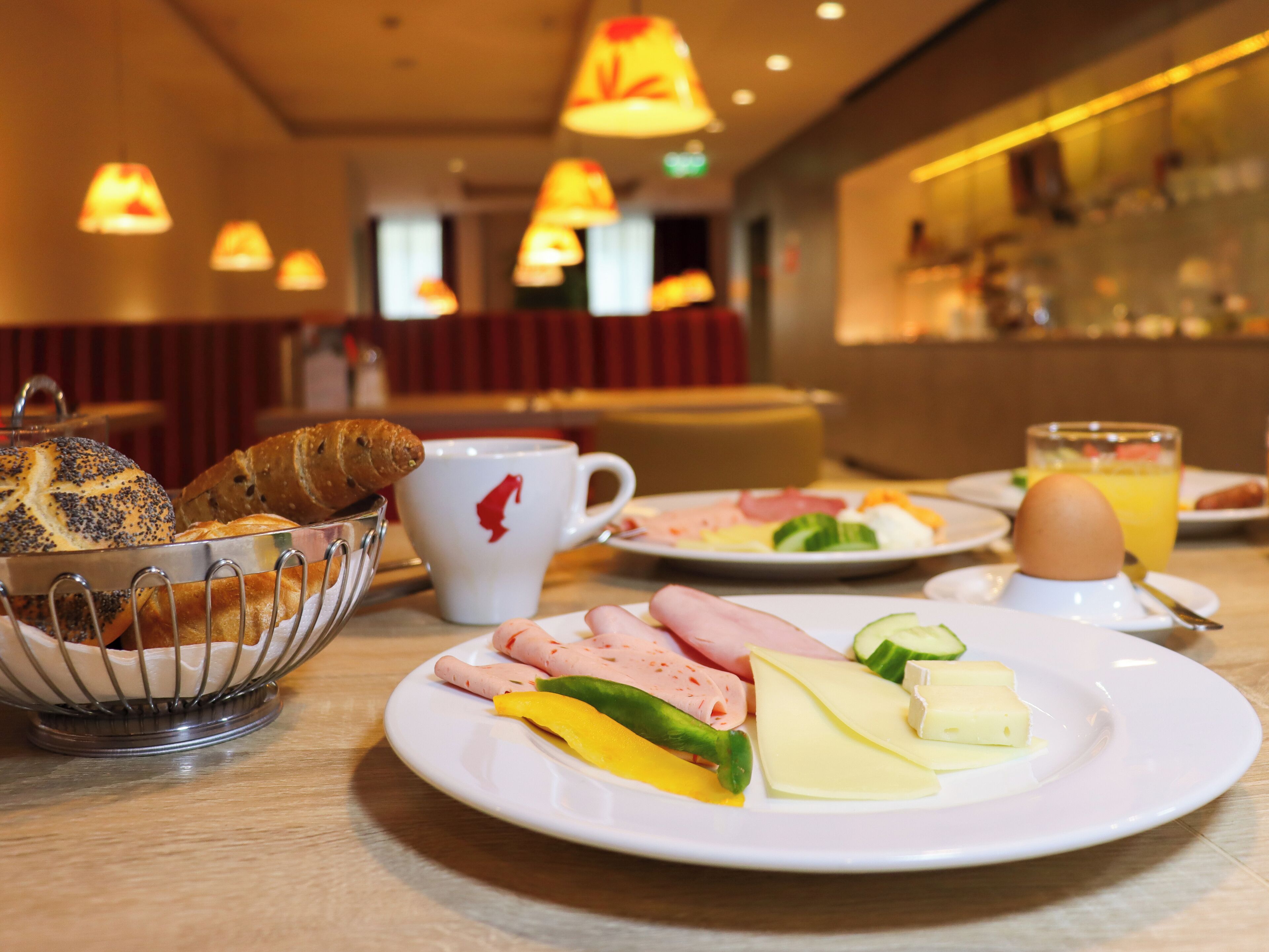 daily buffet breakfast (eur 22 per person)