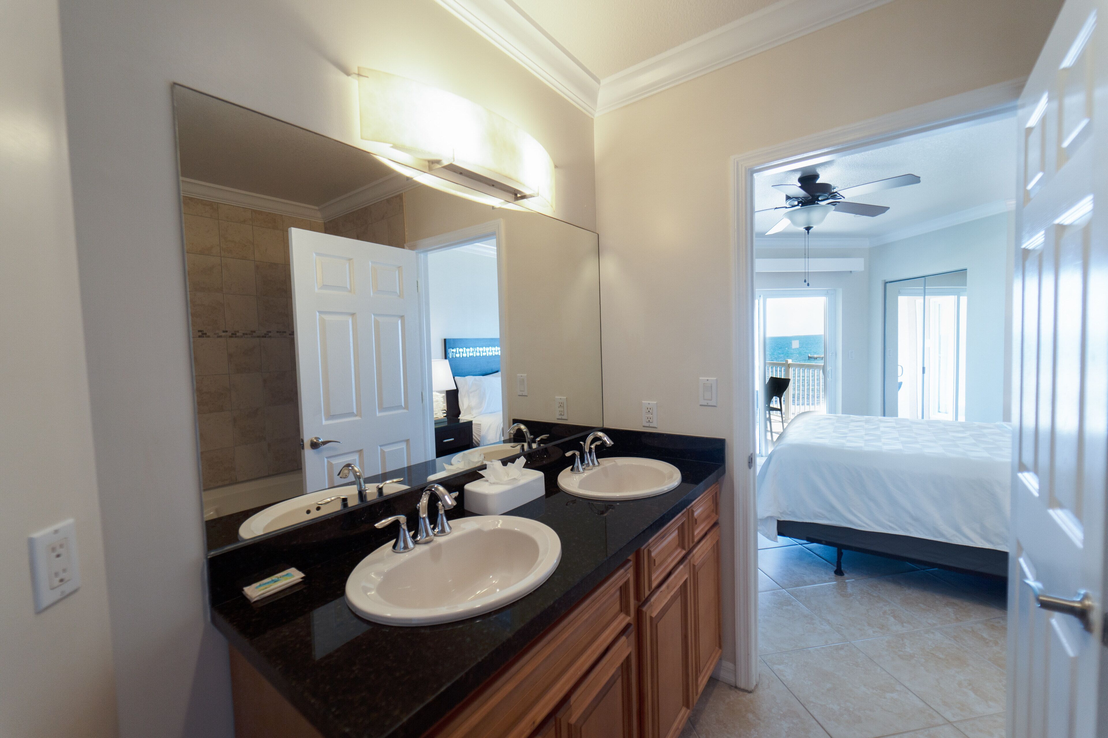 suite, 2 bedrooms, oceanfront | bathroom | combined shower/bathtub, free toiletries, hair dryer, towels