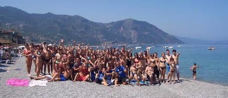 Privatstrand in der Nähe