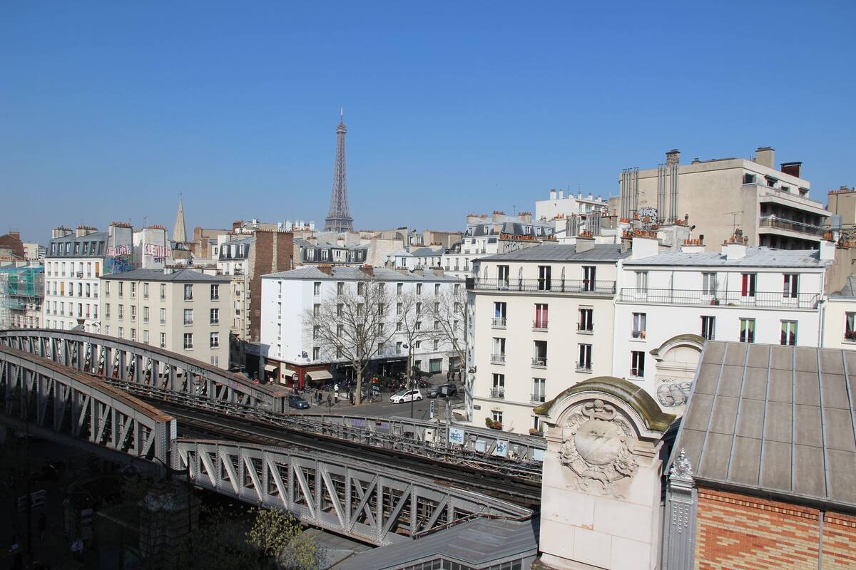 Phòng đôi hoặc 2 giường đơn Tiêu chuẩn (View Eiffel Tower) | Quang cảnh từ phòng