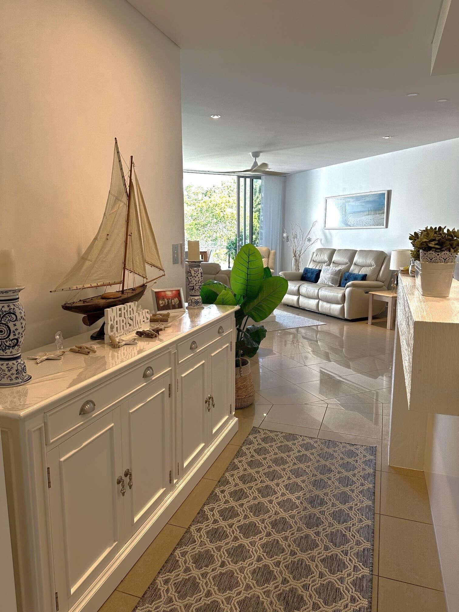 executive apartment, 2 bedrooms, non smoking, terrace | living area | 55-inch smart tv with digital channels, tv, netflix