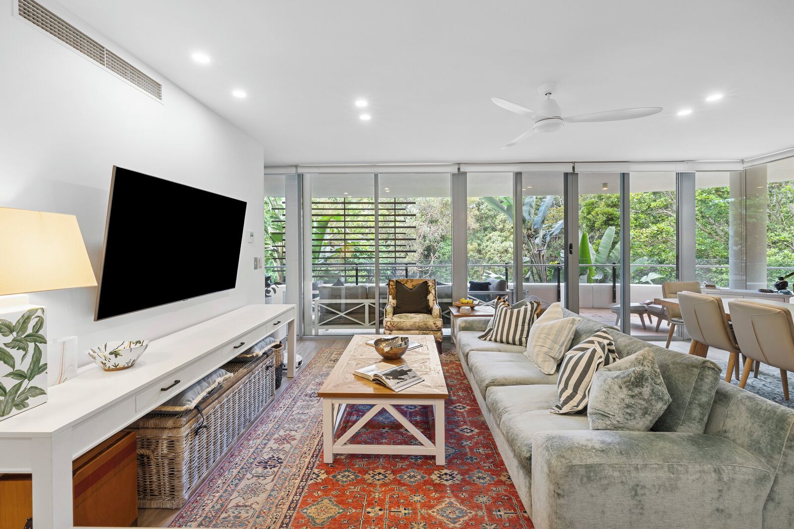Three Bedroom Penthouse 7 Nights | Living area | 55-inch Smart TV with digital channels, TV, Netflix