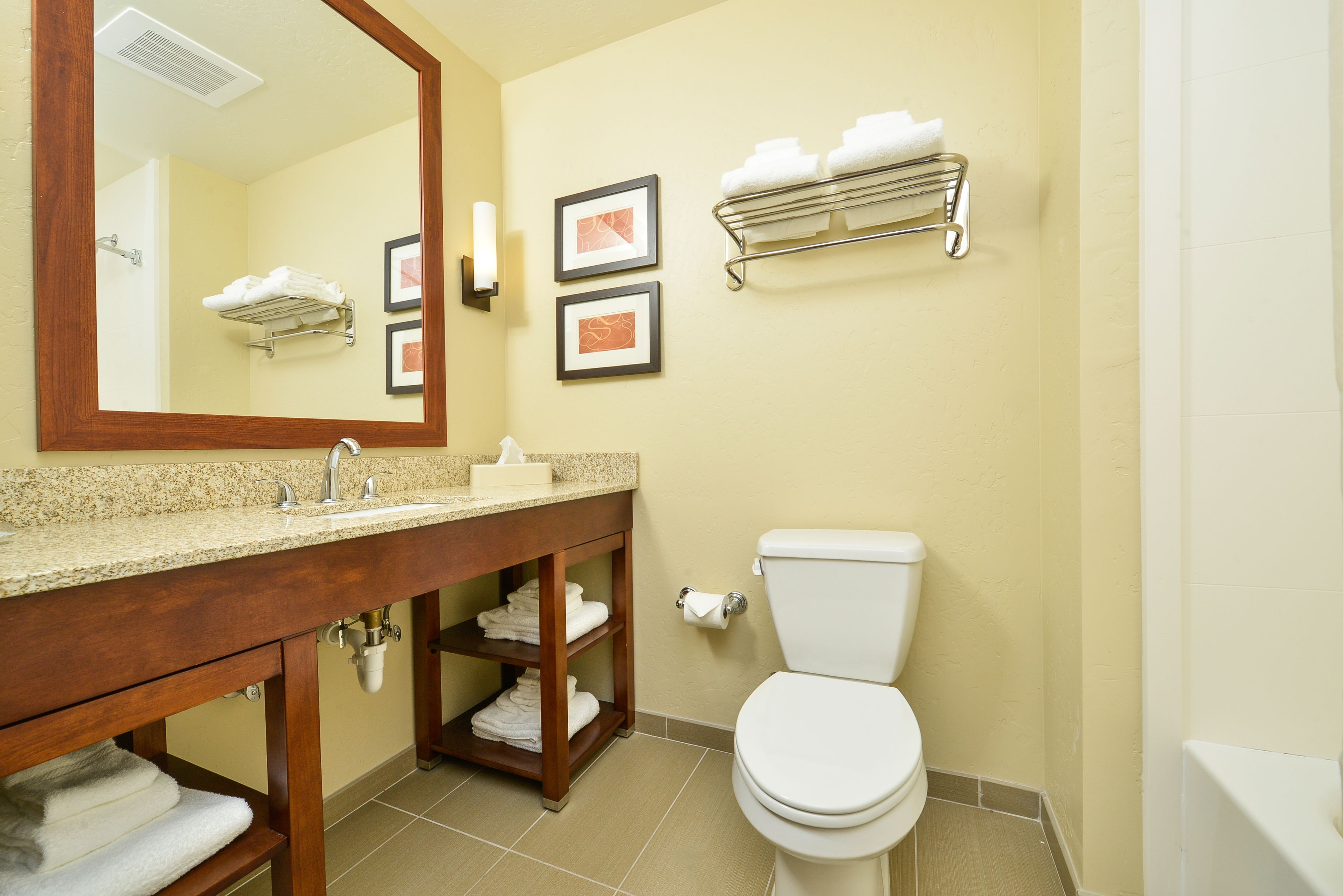 free toiletries, hair dryer, towels, soap