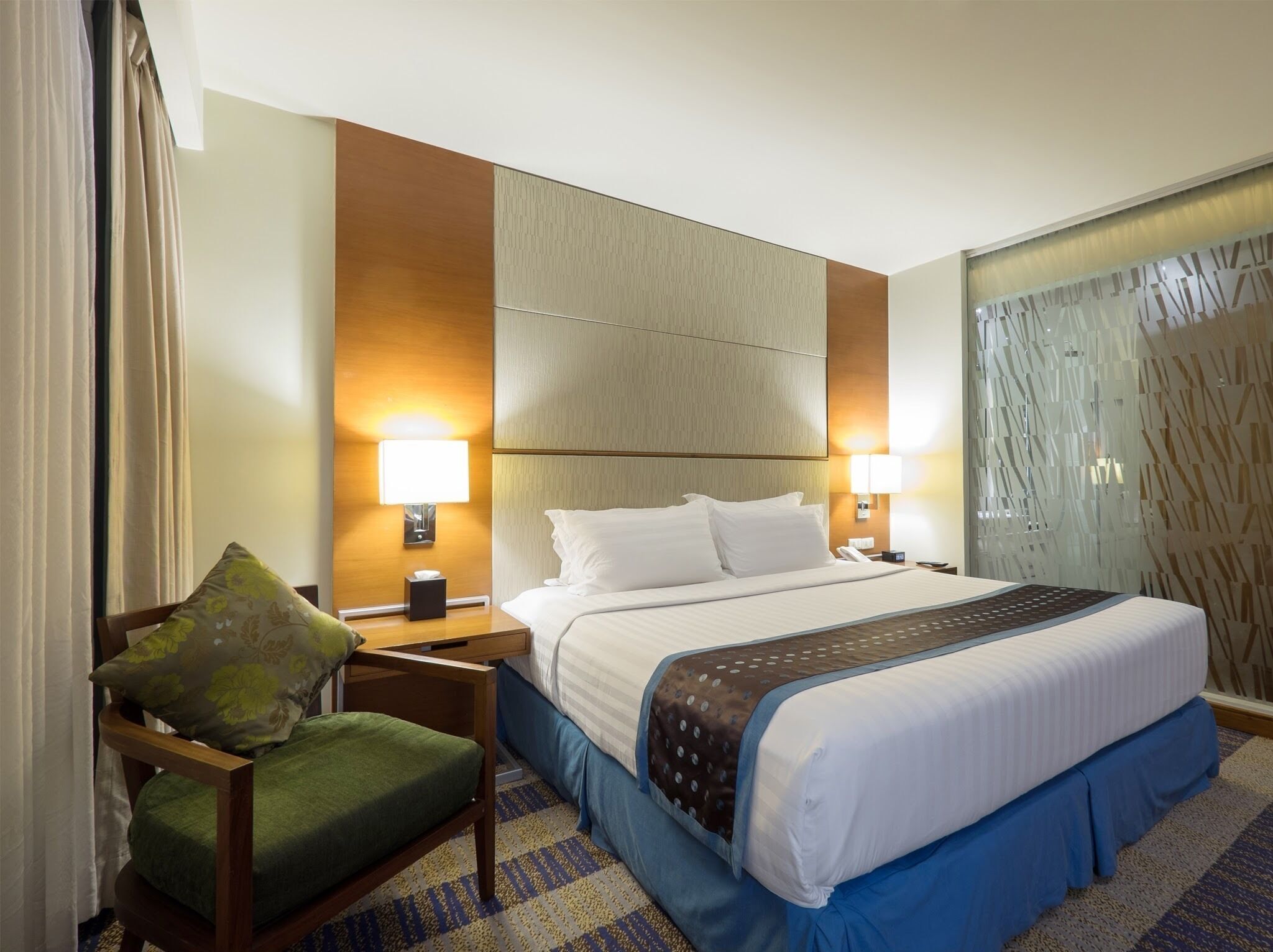 Memory foam beds, minibar, in-room safe, individually decorated