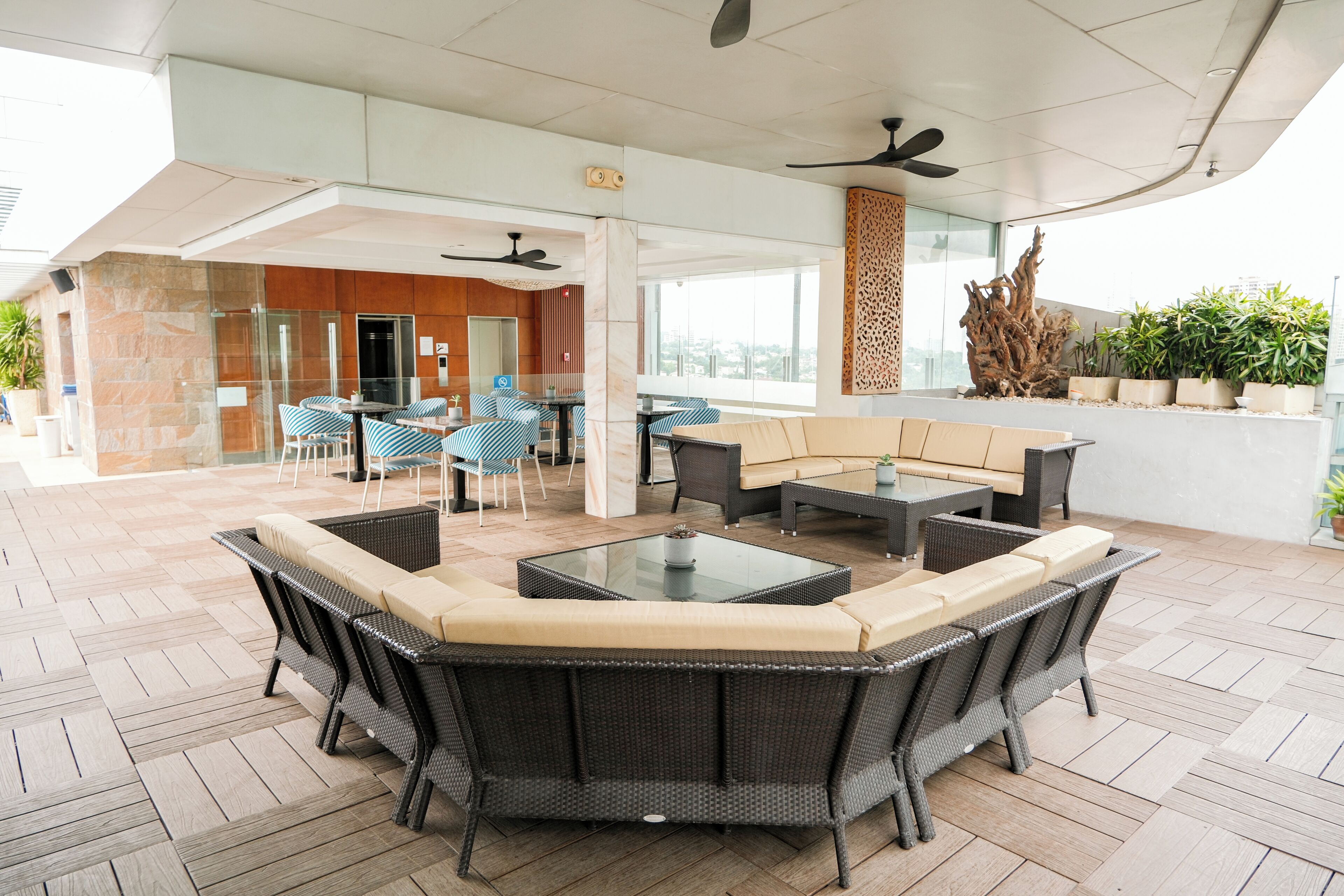 Terraço na cobertura