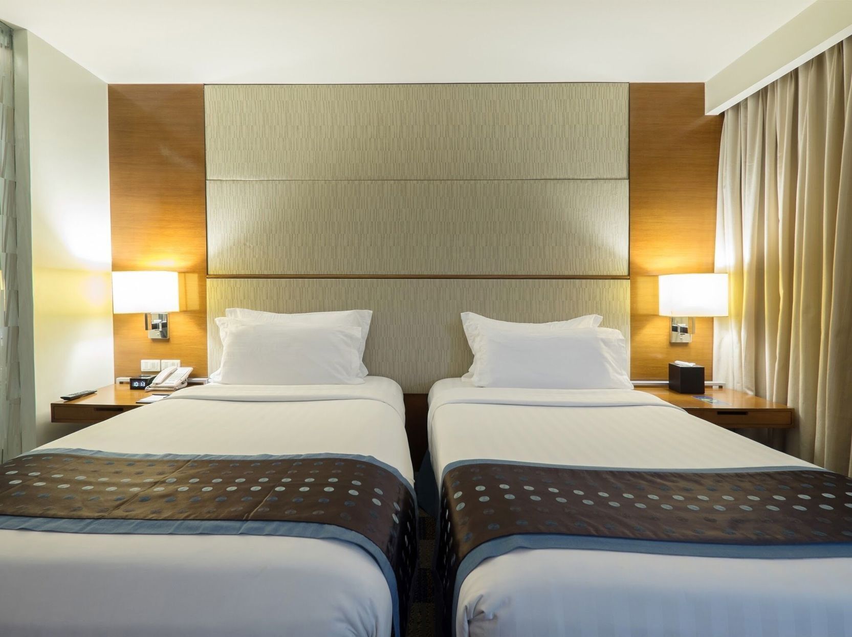 Memory foam beds, minibar, in-room safe, individually decorated