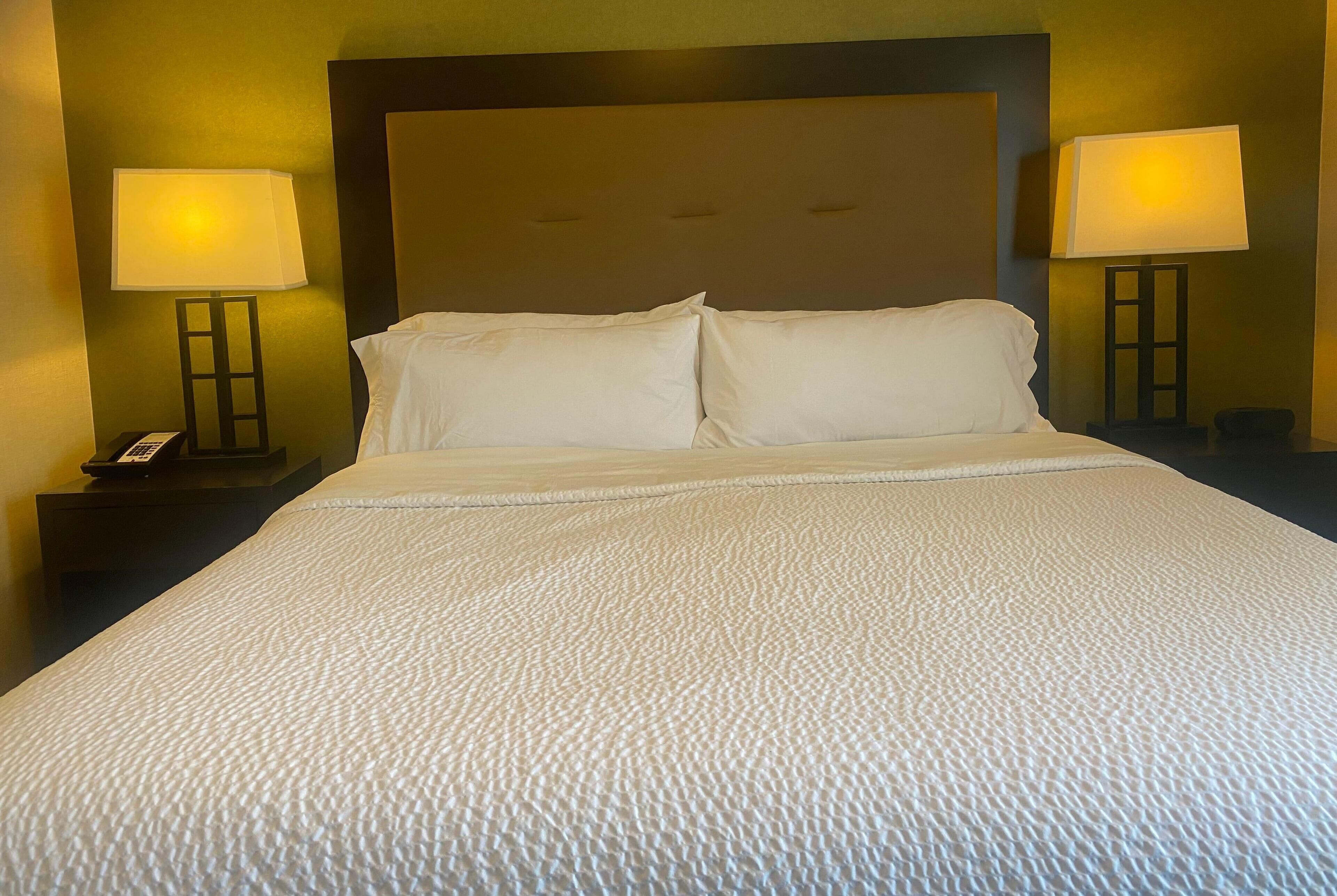 Safe på rommet, skrivebord, strykejern/-brett og wi-fi (inkludert)