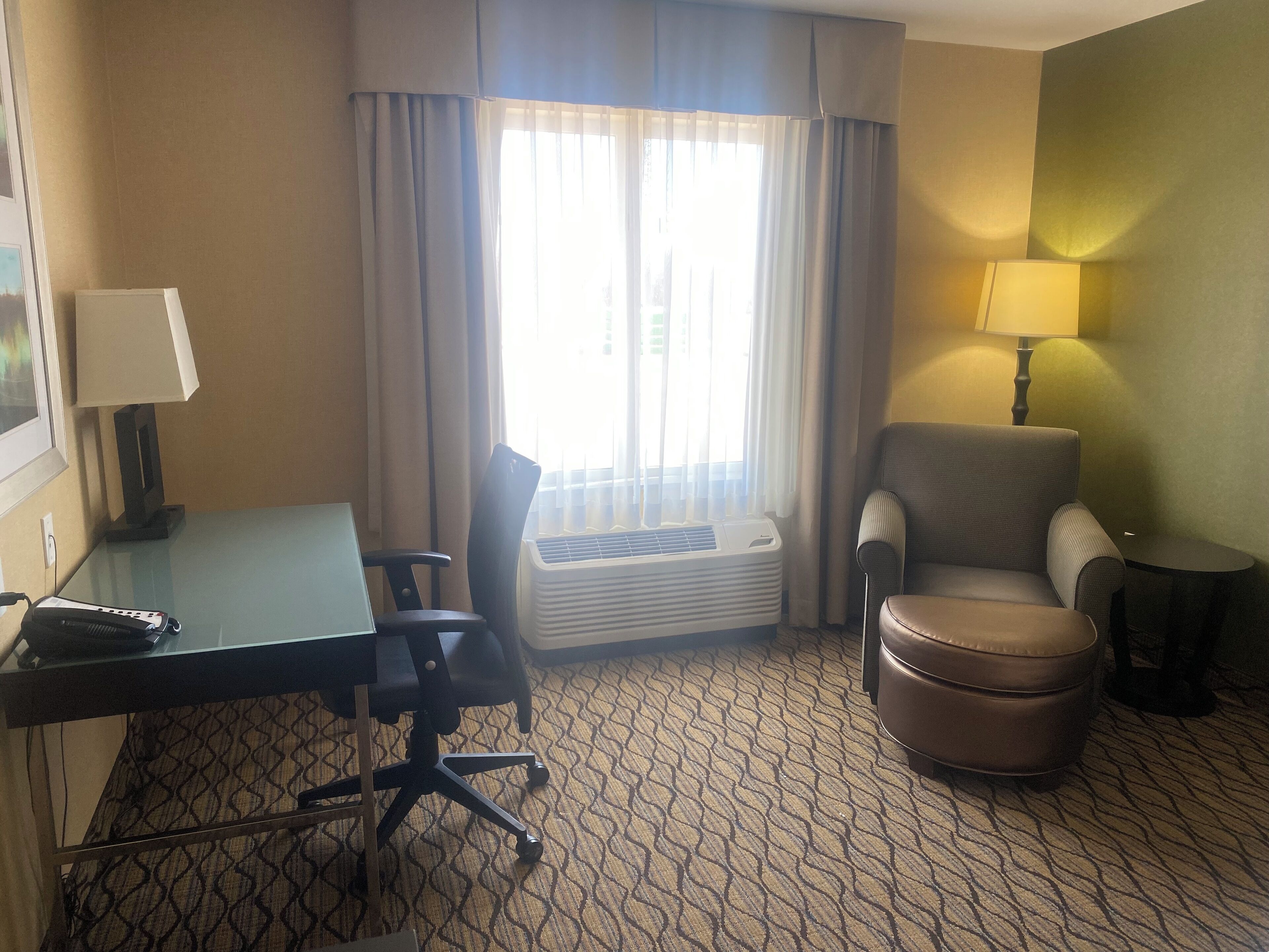 suite, 1 king bed with sofa bed, non smoking | living area | 37-inch flat-screen tv with cable channels, tv, pay films