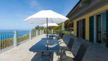 Blick von der Unterkunft