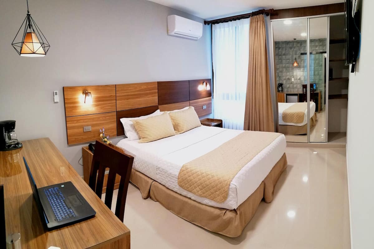 1 bedroom, in-room safe, desk, iron/ironing board (on request)