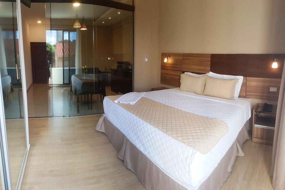 1 bedroom, in-room safe, desk, iron/ironing board (on request)