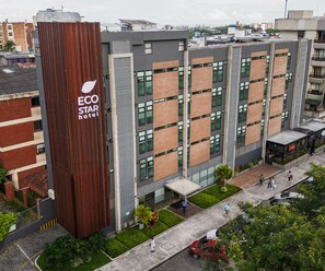 Fassade der Unterkunft