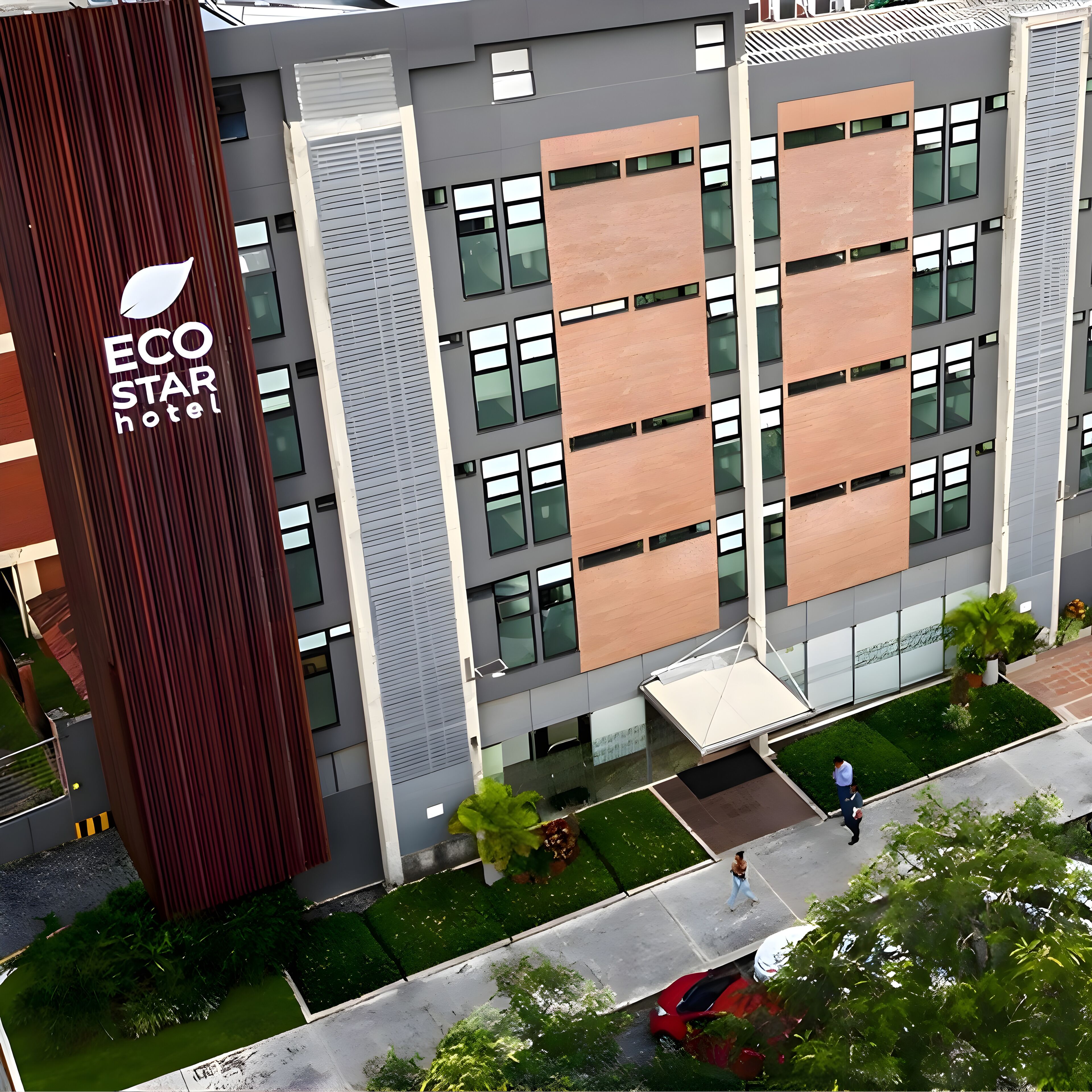 Voorkant van accommodatie