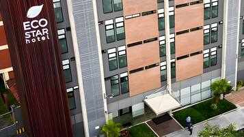 Voorkant van accommodatie