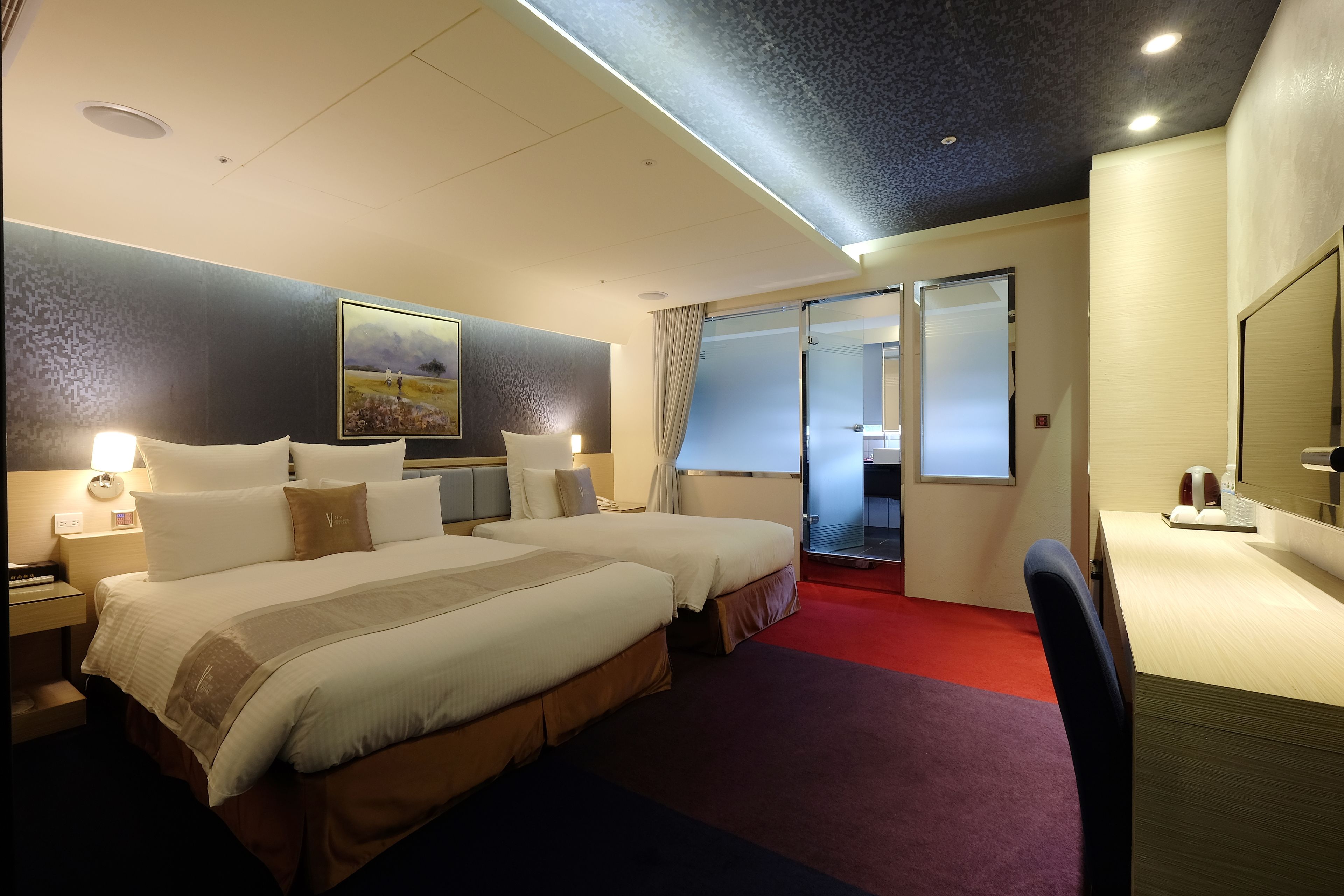 triple room | premium bedding, down duvets, pillow-top beds, in-room safe
