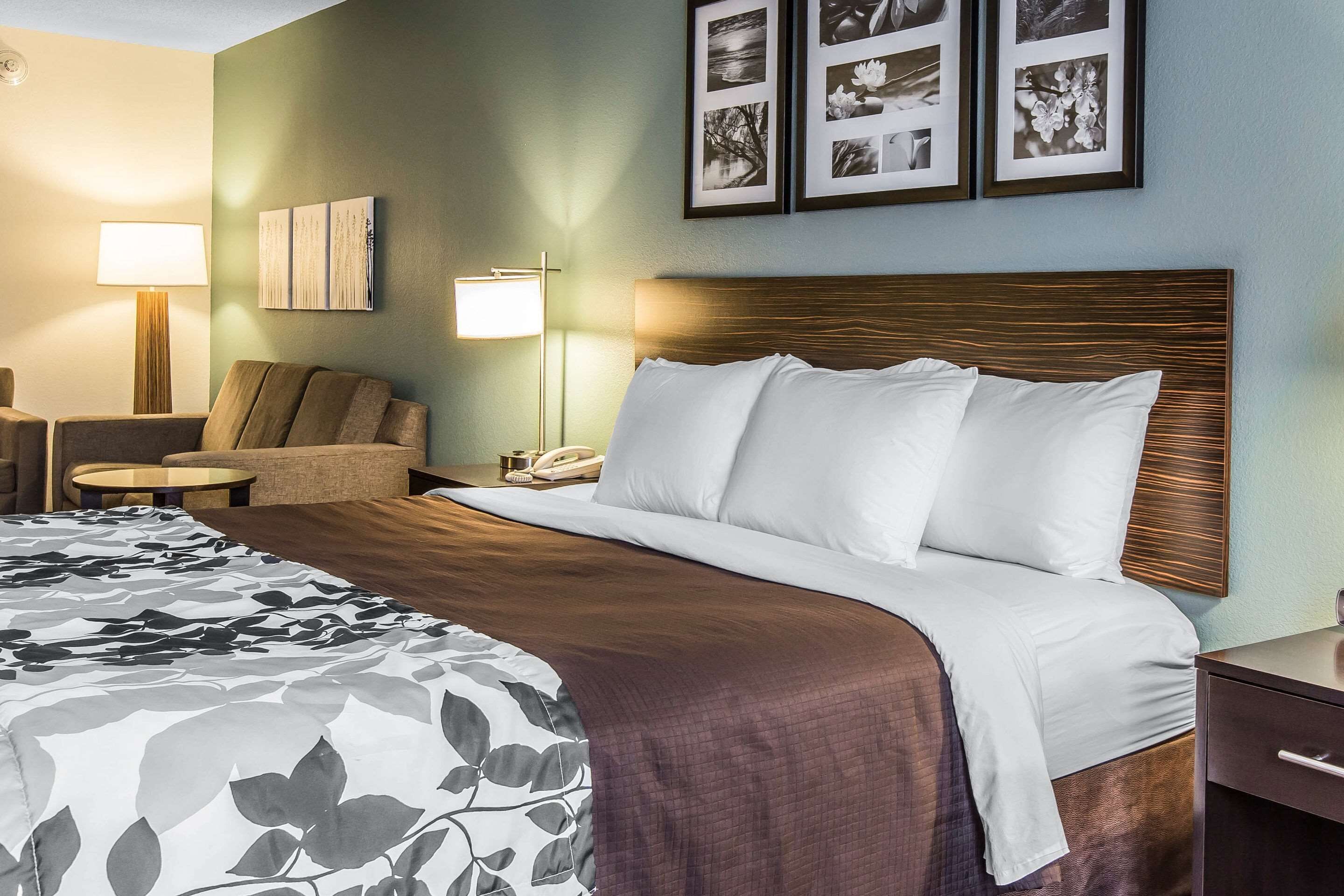 Suite, 1 King Bed, Accessible, Non Smoking | Pillow-top beds, desk, blackout curtains, iron/ironing board