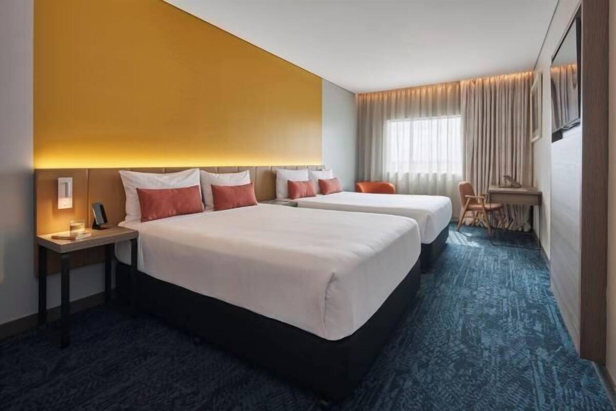 Down comforters, minibar, in-room safe, desk
