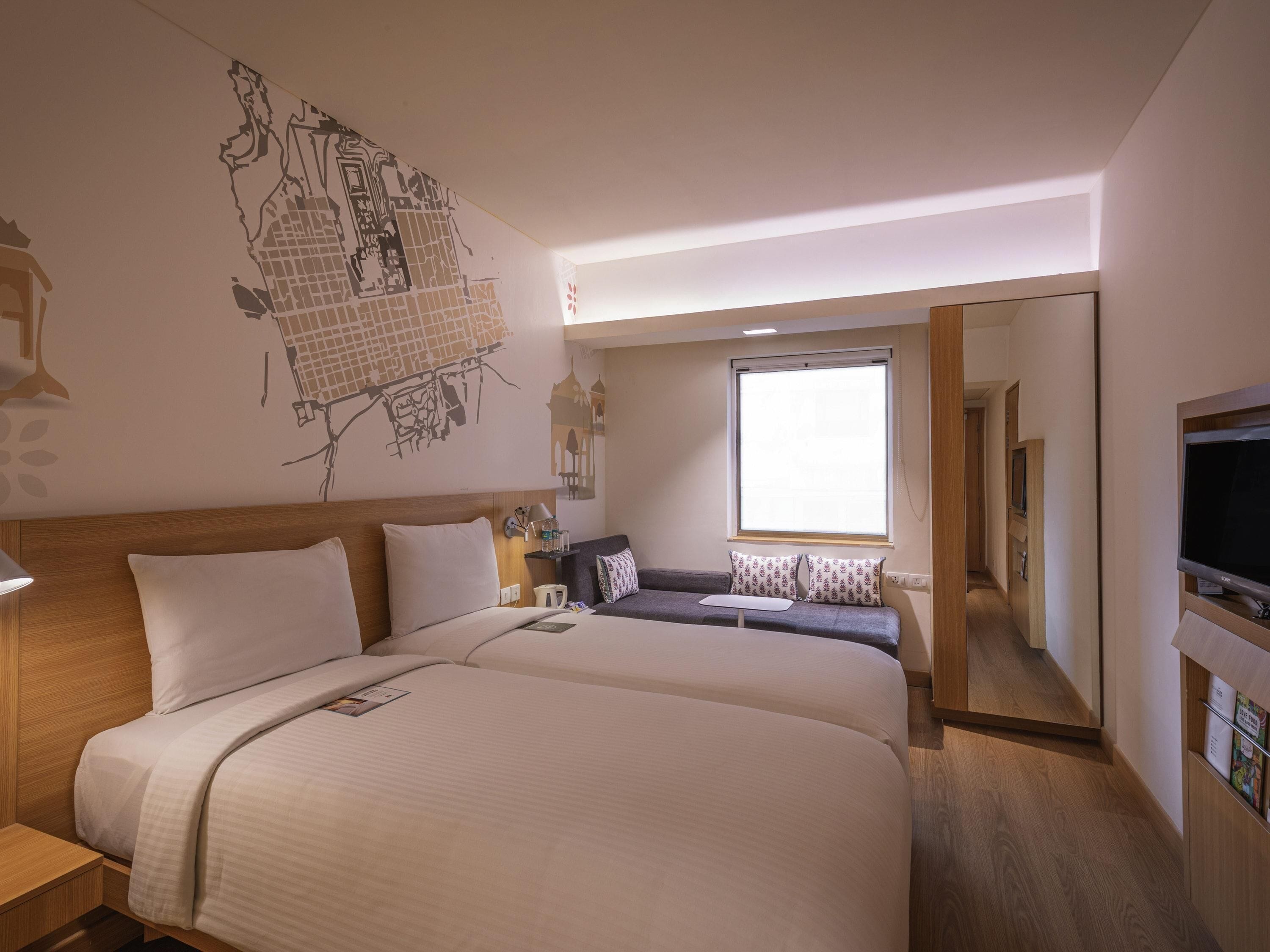 Family Room | Premium bedding, in-room safe, desk, laptop workspace