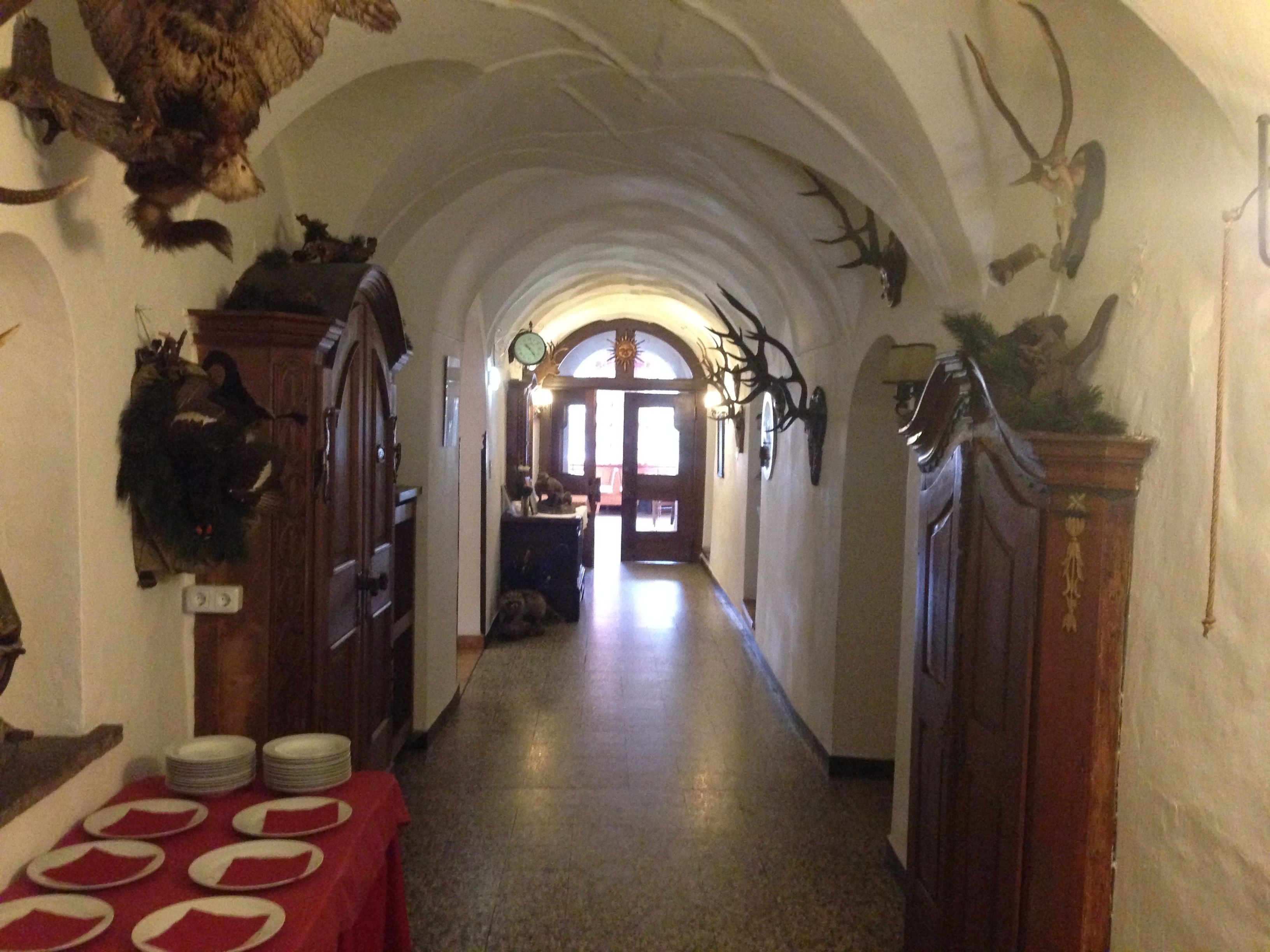 Interior entrance