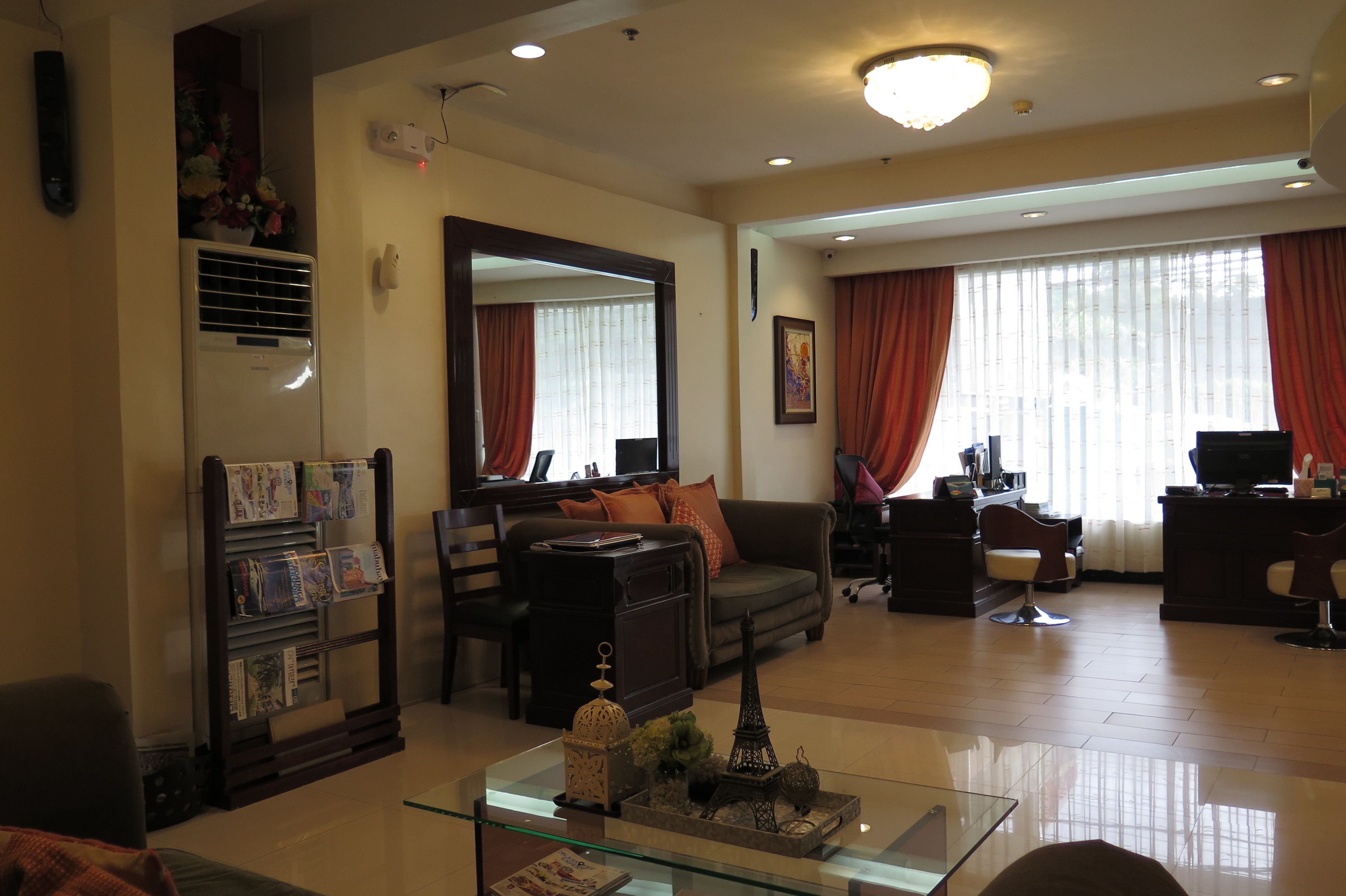 Lobby sitting area