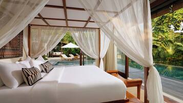 5 Bedroom Pool Villa | 4 bedrooms, premium bedding, in-room safe, iron/ironing board