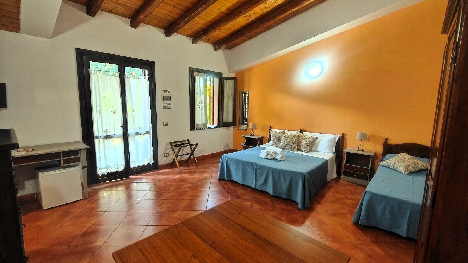 Grand Double or Twin Room, Courtyard Area | In-room safe, desk, iron/ironing board, free WiFi