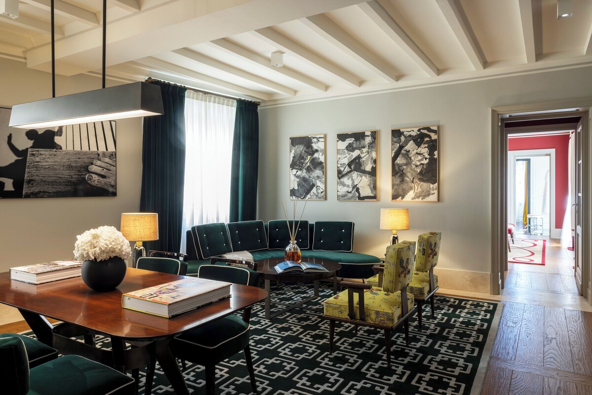 Apartment, 1 Bedroom (Casa J.K.) | Living area | Flat-screen TV, pay movies