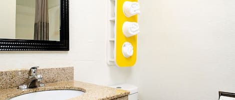 Free toiletries, hair dryer, towels, soap