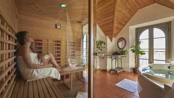 Sauna, Whirlpool, Massageanwendungen