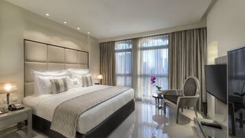 1 bedroom, Egyptian cotton sheets, premium bedding, minibar