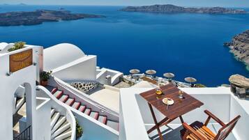 Blick von der Unterkunft