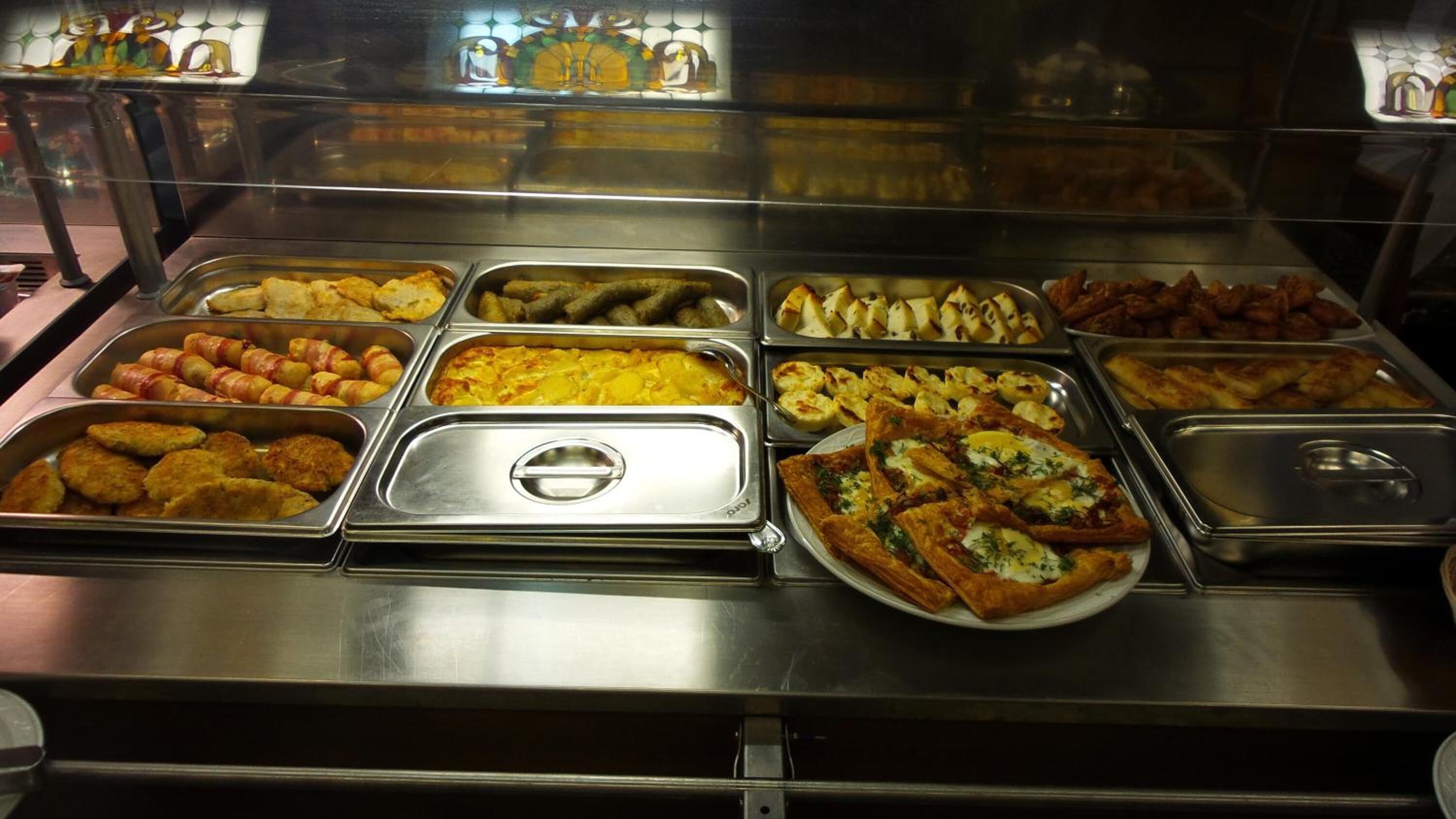 breakfast, lunch, dinner served; eastern european cuisine