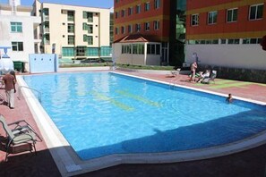 Indoor pool, outdoor pool