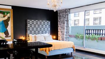 Classic Studio | Individually decorated, individually furnished, blackout curtains