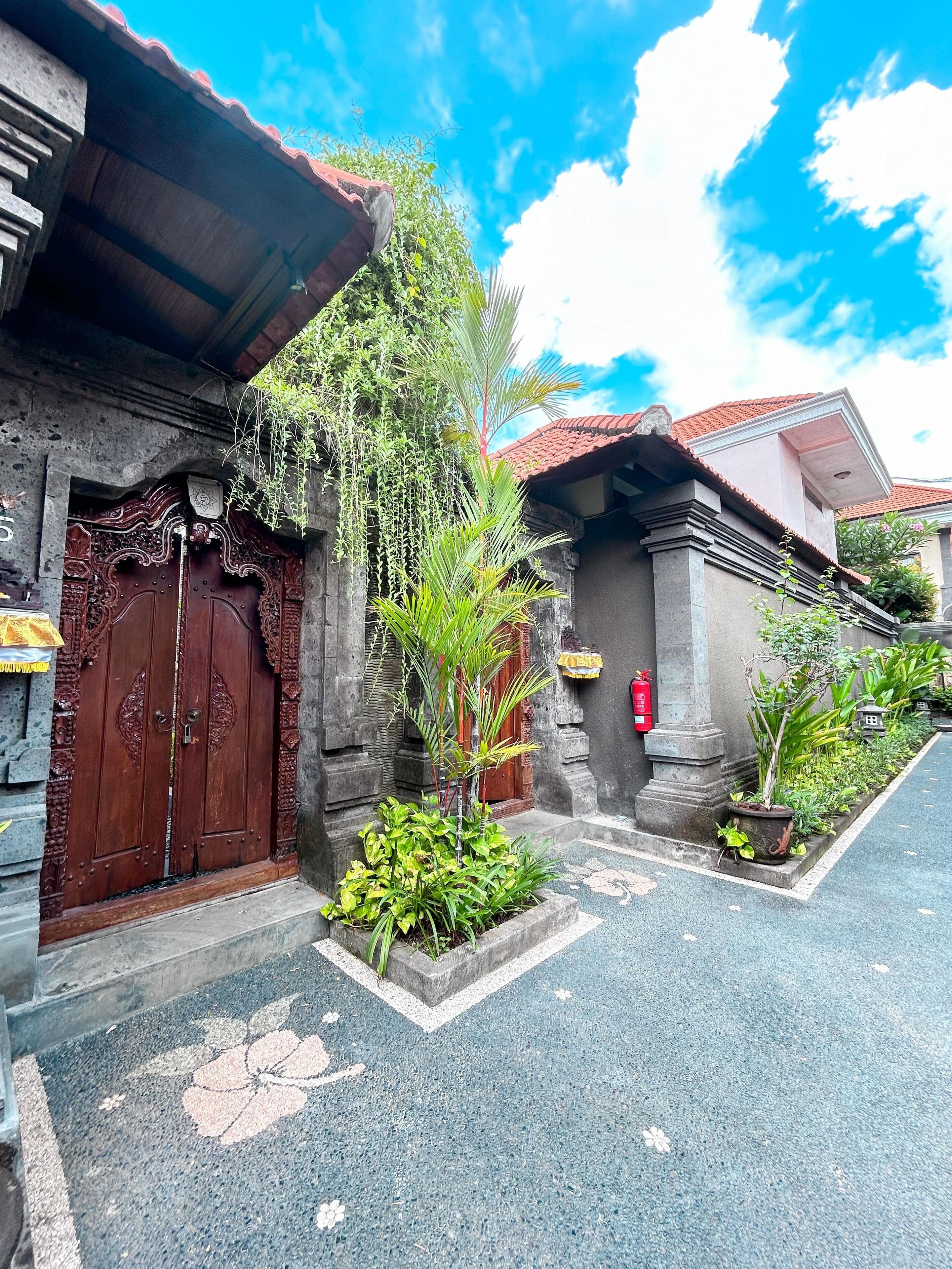 Fassade der Unterkunft