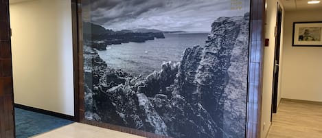 40-inch TV with cable channels