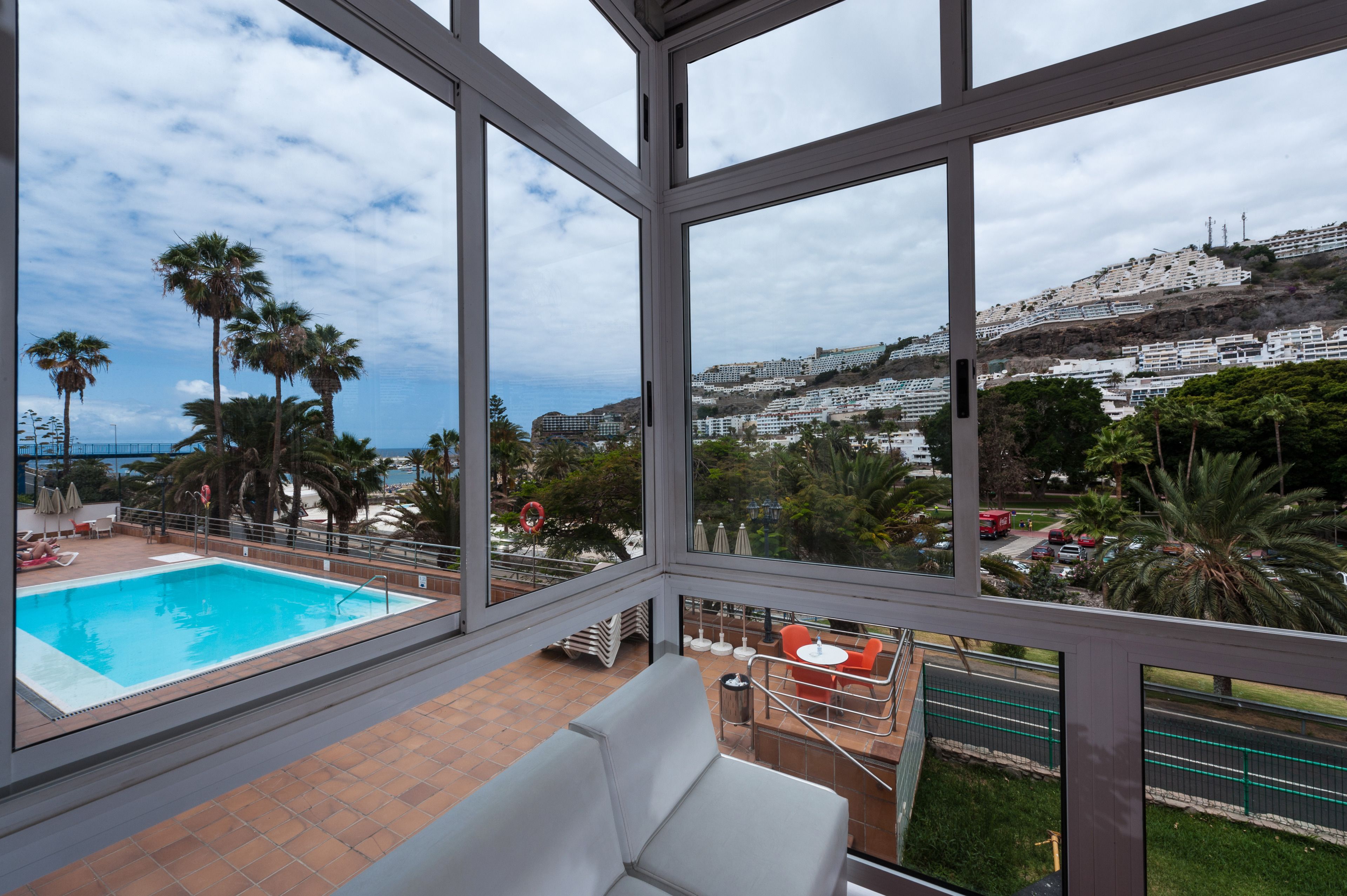 Sala de estar en el lobby