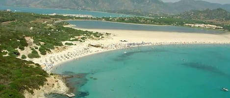 Beach nearby, white sand