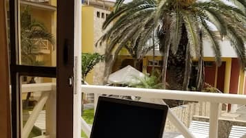 Basic Double or Twin Room, Terrace, Garden View
