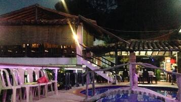 Outdoor pool, open 9 AM to midnight, sun loungers