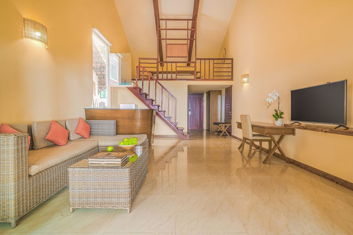 Villa, Beachfront | 1 bedroom, premium bedding, down duvets, memory-foam beds