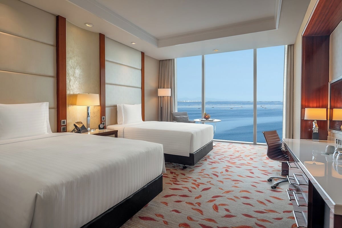Deluxe Room, 2 Double Beds, Bay View (Grand)